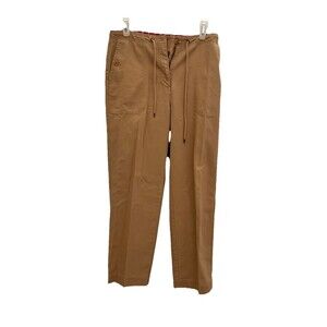 Lauren Ralph Lauren Womens Pants size 6 Tan Cargo Draw String Waist NWOT